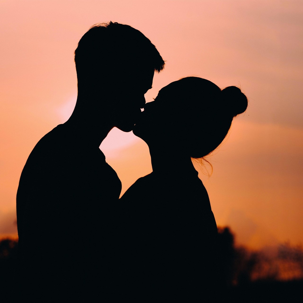 Forehead kiss